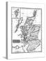 Map, Britain, Scotland-null-Stretched Canvas