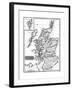 Map, Britain, Scotland-null-Framed Giclee Print