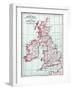 Map: British Isles, C1890-null-Framed Giclee Print