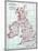 Map: British Isles, C1890-null-Mounted Giclee Print