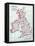 Map: British Isles, C1890-null-Framed Stretched Canvas