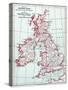 Map: British Isles, C1890-null-Stretched Canvas