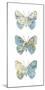 Map Butterflies-Sasha Blake-Mounted Giclee Print