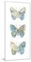 Map Butterflies-Sasha Blake-Mounted Giclee Print