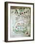 Map by Bastian Lopez Showing Europe, the British Isles and Part of Africa, Portuguese, 1558-Bastiaim Lopez-Framed Giclee Print