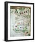 Map by Bastian Lopez Showing Europe, the British Isles and Part of Africa, Portuguese, 1558-Bastiaim Lopez-Framed Giclee Print