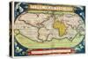 Map Charting Sir Francis Drake's Circumnavigation of the Globe-null-Stretched Canvas