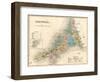 Map, Cornwall C1857-null-Framed Photographic Print