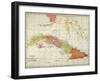 Map: Cuba, 1900-null-Framed Giclee Print