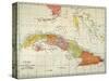 Map: Cuba, 1900-null-Stretched Canvas