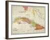 Map: Cuba, 1900-null-Framed Premium Giclee Print