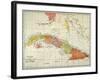 Map: Cuba, 1900-null-Framed Premium Giclee Print