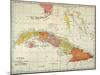 Map: Cuba, 1900-null-Mounted Premium Giclee Print