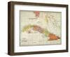 Map: Cuba, 1900-null-Framed Giclee Print