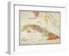 Map: Cuba, 1900-null-Framed Giclee Print