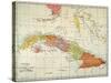 Map: Cuba, 1900-null-Stretched Canvas