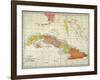 Map: Cuba, 1900-null-Framed Giclee Print