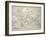 Map Darwin's Beagle Voyage South America-Paul Stewart-Framed Photographic Print