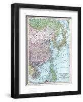 Map: East Asia, 1907-null-Framed Giclee Print