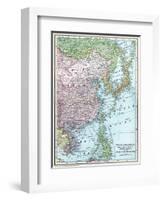 Map: East Asia, 1907-null-Framed Giclee Print