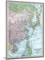 Map: East Asia, 1907-null-Mounted Giclee Print