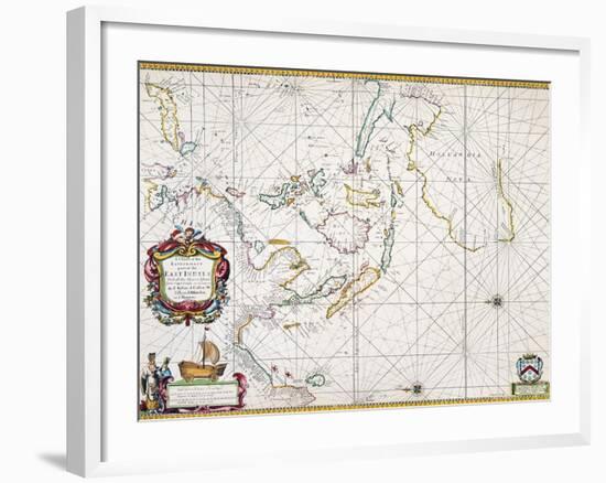 Map: East Indies, 1670-John Seller-Framed Giclee Print