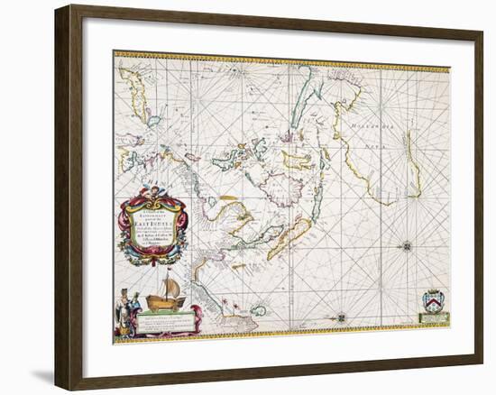 Map: East Indies, 1670-John Seller-Framed Giclee Print