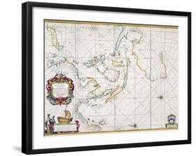 Map: East Indies, 1670-John Seller-Framed Giclee Print