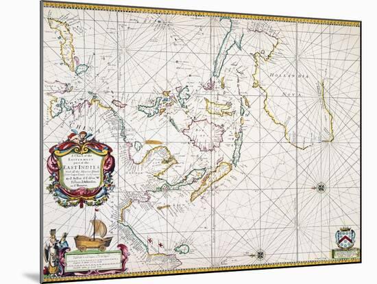 Map: East Indies, 1670-John Seller-Mounted Giclee Print