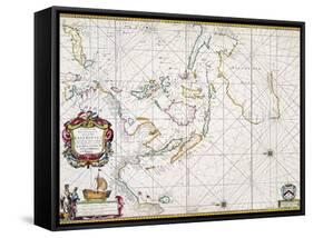 Map: East Indies, 1670-John Seller-Framed Stretched Canvas