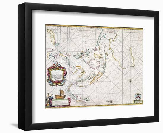 Map: East Indies, 1670-John Seller-Framed Giclee Print