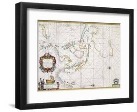 Map: East Indies, 1670-John Seller-Framed Giclee Print