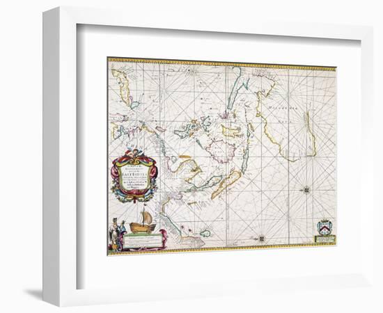 Map: East Indies, 1670-John Seller-Framed Giclee Print