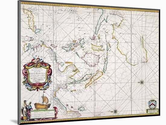 Map: East Indies, 1670-John Seller-Mounted Giclee Print