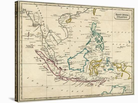 Map East Indies-null-Stretched Canvas