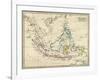 Map East Indies-null-Framed Art Print