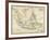 Map East Indies-null-Framed Art Print