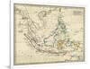 Map East Indies-null-Framed Art Print