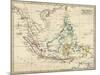 Map East Indies-null-Mounted Art Print