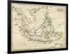 Map East Indies-null-Framed Art Print