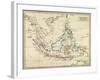 Map East Indies-null-Framed Art Print