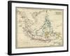 Map East Indies-null-Framed Art Print