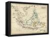 Map East Indies-null-Framed Stretched Canvas