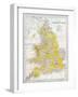 Map: England & Wales-null-Framed Giclee Print