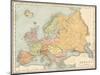 Map, Europe C1840-J Brown-Mounted Photographic Print