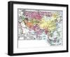 Map: Europe In Asia-null-Framed Giclee Print