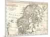 Map, Europe, Scandinavia-Thomas Bowen-Mounted Art Print