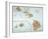 Map: Hawaii, 1905-null-Framed Giclee Print