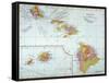 Map: Hawaii, 1905-null-Framed Stretched Canvas