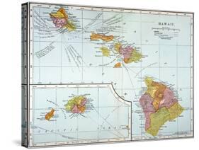 Map: Hawaii, 1905-null-Stretched Canvas